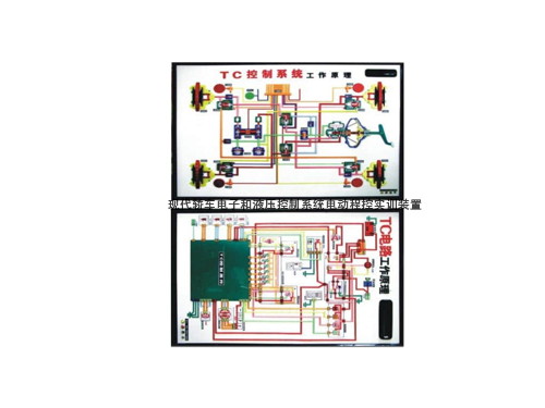 现代轿车电子和液压控制系统电动程控实训装置(图1)