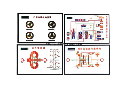 ABS、TC、自动变速器电控实训装置